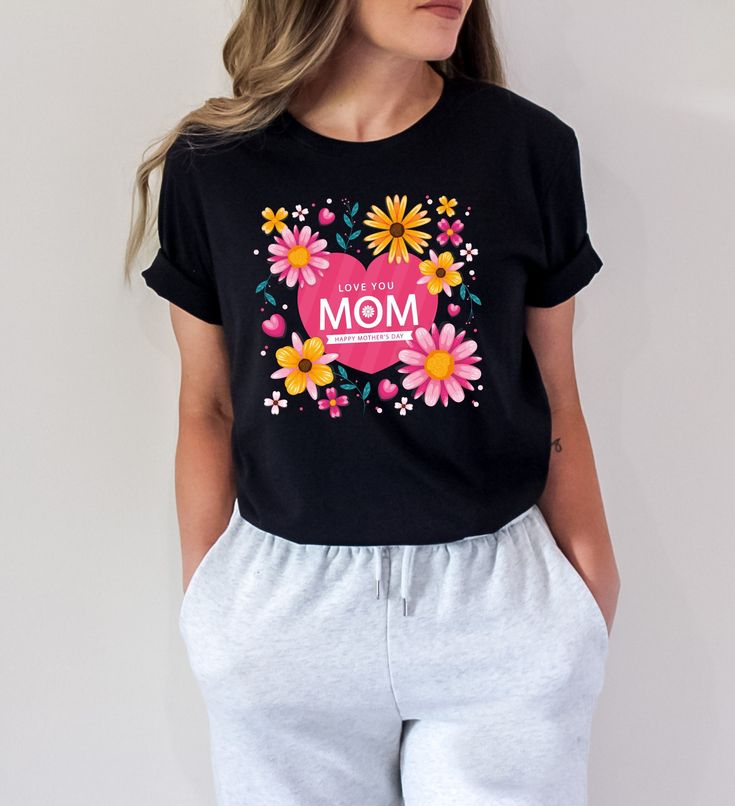 Hello! First of all thank you for being here and checking out our finest t-shirt designs. In order to provide you best service, we are using the quality materials and beautiful designs.You can always contact us. We are waiting for you at  UniqueGiftShopUSA shop for the most beautiful designs for mom, dad, brother, sister, uncle, wife, woman, daughter, friend, cousin, grandparents. Premium Quality Printed in the USA. H O W TO O R D E R T - S H I R T 1-) Please, Check and Review all Photos. 2-) Se Mother's Day Short Sleeve Shirt With Custom Print, Mother's Day Crew Neck Shirt With Text Print, Funny Print Short Sleeve Shirt For Mother's Day, Mother's Day Text Print Crew Neck Shirt, Mother's Day Gift Cotton T-shirt, Crew Neck Shirt With Text Print For Mother's Day, Mother's Day Graphic Tee With Crew Neck, Mother's Day Custom Print Crew Neck T-shirt, Short Sleeve Shirt With Heart Graphic For Mother's Day