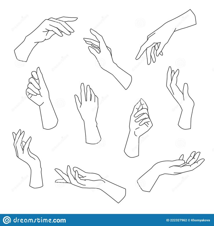 many hands reaching for each other in the air with their fingertipss up royalty illustration