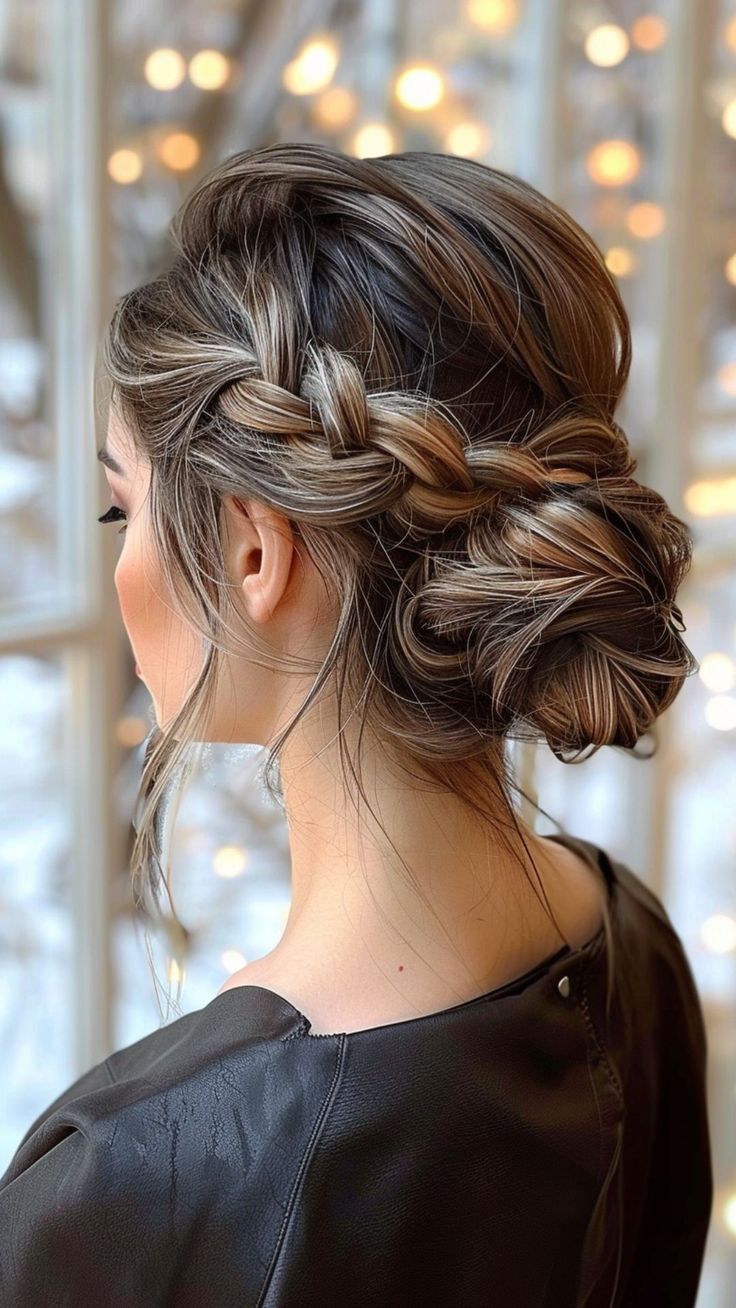 9000+ hair styles, long hair styles, hair color, Trendy and Unique Hairstyle --- Wedding Hair, Girl Hair Woman Plaited Up Do Hairstyles, Wedding Hair Braid Bun, Bridesmaid Hairstyles Updo High Bun, Wedding Up Do With Braid, Hairdos With Braids, Romantic Hairstyles Medium Length, Hair Styles For Bridesmaids Updo, Braided Hairstyles Brunette, Hair Bun With Braid