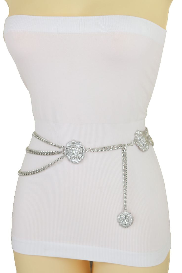 Style : Fashion / Waist or HipCondition : Brand NewColor : Available in gold or silver Size: One Size - Adjustable Waist Size: Approx. 24" - 37" (extension chain)Belt Width : About up to 6" widthVery Special Fashionable Belt Beautiful For Every Day And For A Going Out Night. Brand New Trendy Urban Women Waistband Spring Summer Winter Fall Modern All Year Around Collection Ladies Fashion Feminine Style Sexy Popular Premium Belt - Celebrity perfect for day or night classic look or happy party time Metal Chain Belt, Western Bling, Boot Bracelet, Bling Fashion, Fashion Feminine, Happy Party, Dressy Fashion, Chain Belt, Weekend Outfit