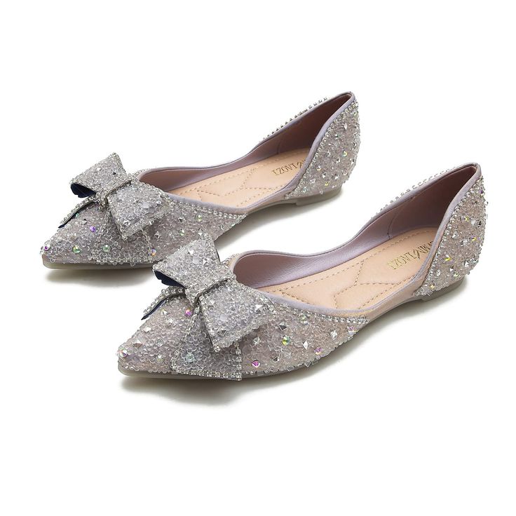 PRICES MAY VARY. 【rhinestone shoes for women】:Classic style cute dress flats for woman，Women flats classic and versatile design for daily wear and superior fit,ballet flat shoes shape is neat and clean,It features soft, light and flexible. 【sequin shoes for women】: HEAWISH has been always focusing on providing our customers with comfortable wearing experience. A great pair of flats for women can not only has a good look, the inside comfort is also important. Soft lining and extra padding give your feet double protection. 【formal flats for women】；Womens Ballet Flats are made of PU Leather Upper，Soft & Breathable microfiber inner material ensures a comfort all day long,Fit with Padded Memory Foam Insole like walking in a cloud. 【bridal flats】:flat dress shoes for women，decorated with rhinest Wedding Flats With Rhinestones And Flat Heel, Wedding Flats With Rhinestones, Elegant Closed Toe Party Flats, Flat Wedding Shoes With Rhinestones, Crystal Embellished Flats For Wedding, Spring Wedding Flat Shoes Embellished, Flat Heel Wedding Shoes With Rhinestones For Prom, Elegant Embellished Flats For Summer, Elegant Embellished Summer Flats