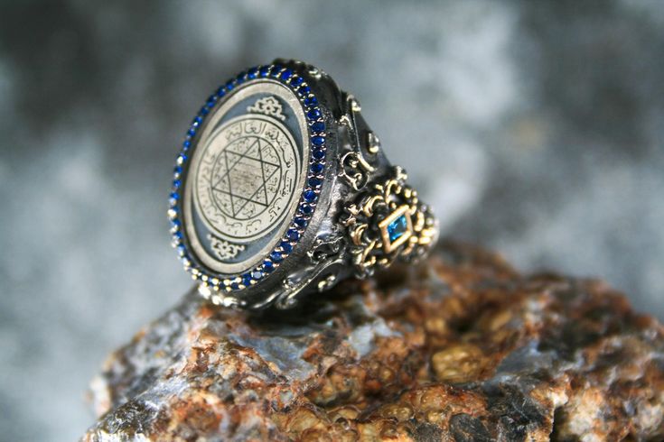 Reminding; A unique ring with the seal of Solomon Product information; *Our products are 925 sterling silver.  *It is made to the size you want. Product features: -Metal Type: Sterling Silver (925k) All sizes available. If you don't see your size, you can contact us. We can produce it for you in the dimensions you want. --Packing-- We deliver your products in a special gift box. We package it carefully to avoid damage during transportation. For any damages that may occur during transportation, s Stage Production, Seal Of Solomon, Jewelry Model, Unique Ring, Silver Rings Handmade, Ring Handmade, Rings Statement, Unique Rings, Special Gift