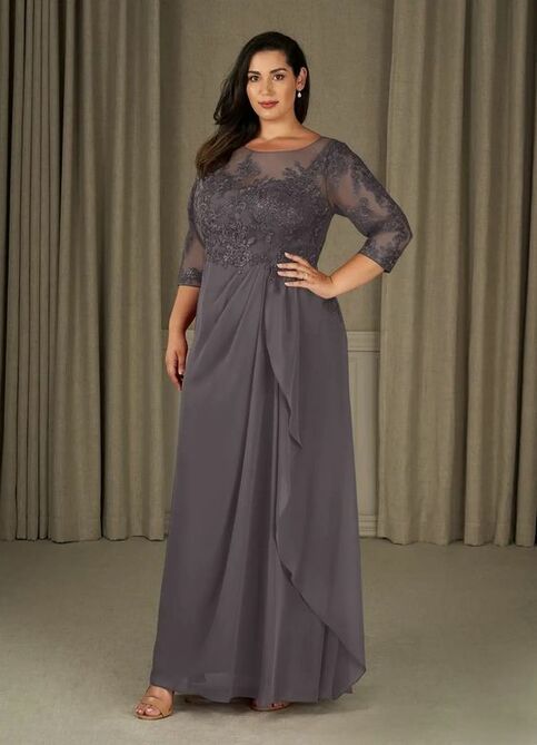 Elegant Mother of Bride/ Groom Dress Simple Grey Lace Evening Formal Gowns Prom Dress sold by Wedding store. Shop more products from Wedding store on Storenvy, the home of independent small businesses all over the world. Mother Bride Dress, Mother Of The Bride Dresses Long, Mother Bride, Mother Of The Groom Dresses, Bride Groom Dress, Gowns Prom, Mother Of Groom, Midi Dress Party, Groom Dresses