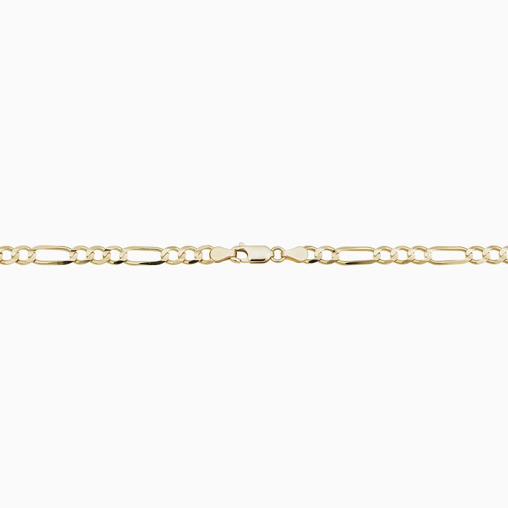 #All Our Florentine Figaro Bold Bracelet adds just the perfect amount of statement shine to any look. Thick enough to wear everything, and fine enough to dress up or down, it truly is the perfect bracelet. The Finer Points: #YellowGold-14kSolidGold-85 14k Solid Yellow Gold 8.5 Inches Length 4.9mm Wide Chain 7.2 Grams Solid Gold Solid Gold Links, Lobster Clasp Crafted in Vicenza, Italy Luxury Gold Bracelet With Figaro Chain As Gift, Luxury Gold Figaro Chain Bracelet As Gift, Elegant 14k Gold Figaro Chain Bracelet, White Gold Bracelets With Figaro Chain For Gift, Luxury 14k Gold Bracelet With Figaro Chain, Elegant Figaro Chain Link Bracelets, Elegant Gold Bracelet With Figaro Chain, Elegant Figaro Chain Bracelets As Gifts, Elegant Figaro Chain Bracelets For Gift