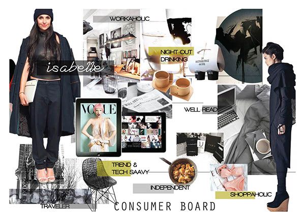 a collage of photos with women in black clothing and accessories, including an image of a woman standing next to a man