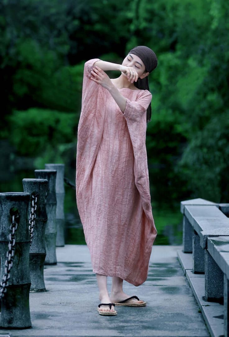 This women's loose linen dress in a charming pink hue is the epitome of effortless style and comfort. Whether you're running errands, heading to the office, or lounging on the beach, this oversized retro linen gown is the perfect choice for any occasion. Key Features: Chic Dolman Sleeves for a trendy look Oversized Fit for a relaxed and comfortable feel Made of high-quality linen for breathability Perfect for summer, spring, and autumn Shoulder + Sleeve: 43cm/17' Bust: 202cm/79' Length: 120cm/47' Versatile and Easy to Style: This dress is suitable for various settings including daily wear, casual outings, office attire, beach days, school events, cozy days at home, and trendy street style looks. The versatility of this dress makes it a must-have in every woman's wardrobe. Care Instructions Pink Relaxed Fit Linen Summer Dress, Pink Relaxed Fit Linen Dress For Summer, Pink Bohemian Linen Dress, Pink Linen Summer Dress For Vacation, Pink Linen Summer Dress, Casual Pink Linen Vacation Dress, Pink Summer Linen Dress For Vacation, Casual Pink Linen Dress For Vacation, Pink Linen Dress For Vacation