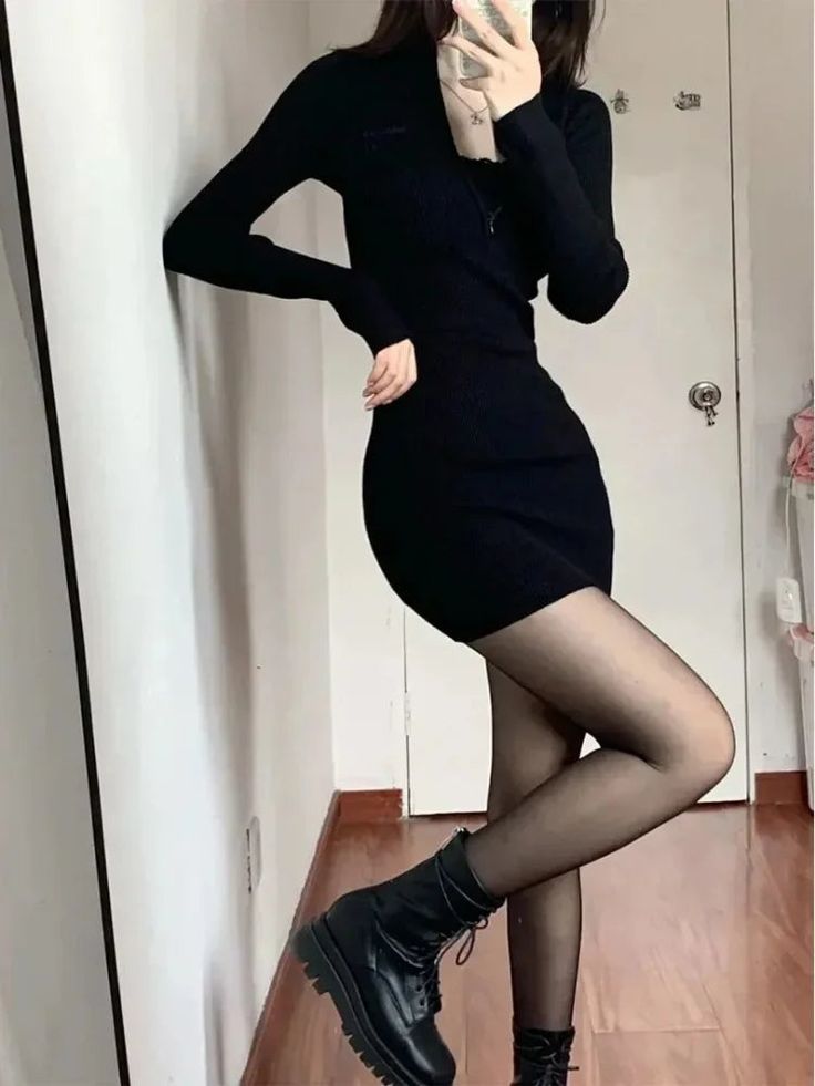 1Measurement In CM size Shoulder(cm) Bust(cm) Sleeve(cm) Length(cm) Body Weight(kg) S 30 74-92 60 82 47.5 M 31 78-96 60 83 47.5-52.5 L 32 82-100 60 84 52.5-57.5 XL 33 88-104 60 85 57.5-62.5 PLEASE NOTE:1.Please according your own measurements to choose your suitable size.2.This is Asian size,Please see the Size chart Guide to find the correct size.3. About Size:Size may be 2.54cm/1 inch inaccuracy due to hand measure. These measurements are meant as a guide to help you select the correct size. P Bodycon Pencil Skirt, Ribbed Bodycon Dress, Pencil Skirt Dress, Womens Knit Dresses, Knitted Bodycon Dress, Ribbed Midi Dress, Long Sleeve Knit Dress, Sophisticated Dress, Ribbed Dresses