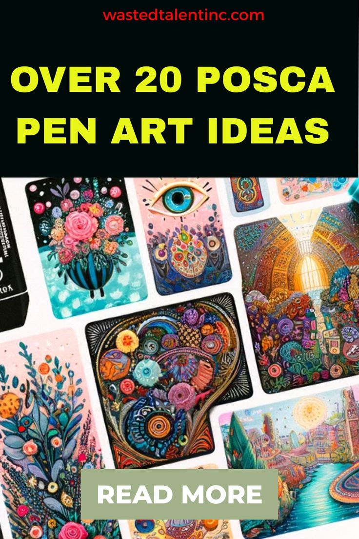 Over 20 Posca Pen Art Ideas (Easy Things to Draw with Posca Markers) Posca Pen Painting, Acrylic Paint Markers Art Ideas, Easy Posca Drawing Ideas, Easy Posca Art Ideas, Posca Pen Art Ideas, Pen Art Ideas Easy, Posca Pens Art Drawings, Posca Pens Art Ideas Simple, Paint Pen Ideas