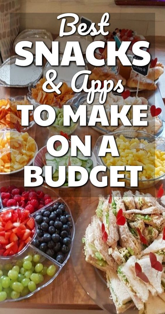 the best snacks and dips to make on a budget