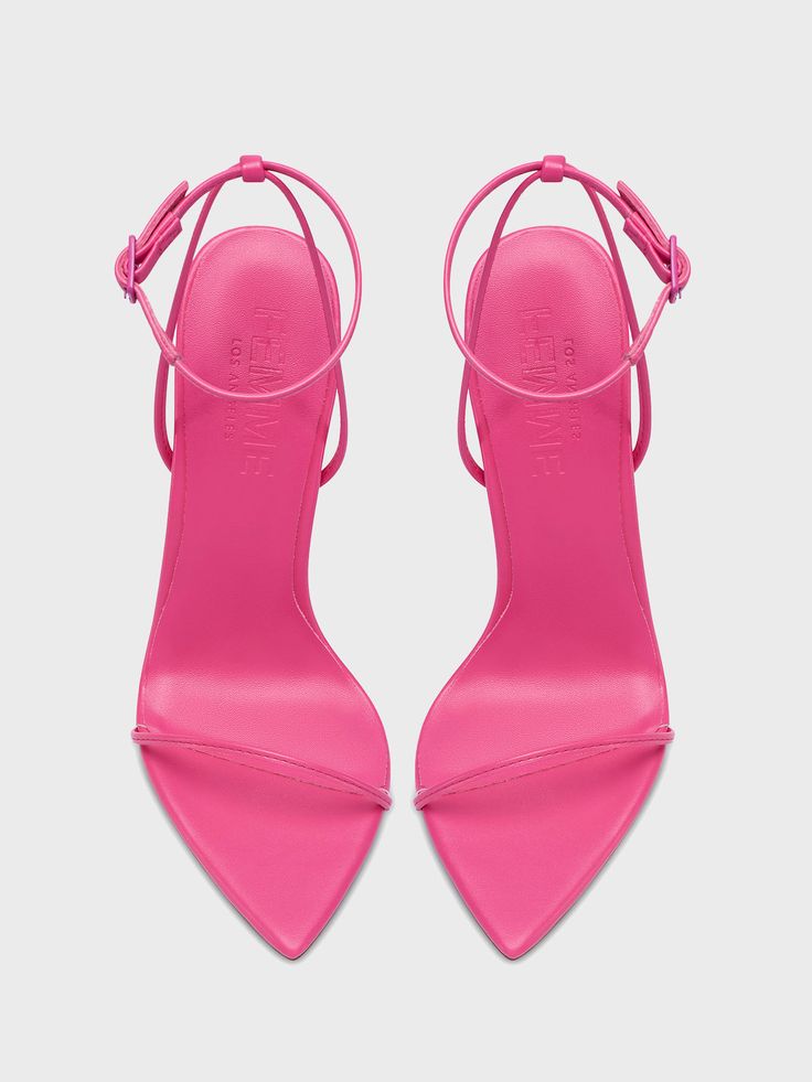 ANDX Sandal - Hot Pink – Femme LA Pink Sandals, Footwear Collection, Caicos Islands, Toe Designs, Equatorial Guinea, Turks And Caicos Islands, Classic Elegance, Boot Sandals, Lace Boots