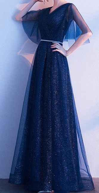 Blue A-line Maxi Dress For Prom, Blue A-line Maxi Dress For Party, Blue Maxi Length Dress For Banquet, Blue Maxi Dress For Banquet, Elegant Blue Banquet Dress, Elegant Blue Dress For Banquets, Elegant Blue Dress For Banquet, Elegant Blue Dress For Prom Season, Blue Formal Dress Long