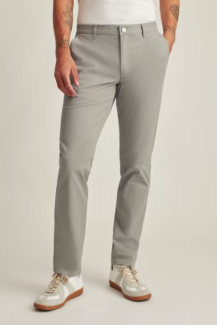 Stretch Washed Chinos | Bonobos | Bonobos Spring Slim Fit Bottoms With 5-inch Inseam, Casual Mid-rise Chinos With Belt Loops, Straight Leg Bottoms With Hidden Pockets For Spring, Spring Straight Leg Bottoms With Hidden Pockets, Spring Business Casual Cotton Bottoms, Casual Slim Fit Gray Bottoms, Slim Fit Bottoms With 5-inch Inseam For Spring, Fitted Mid-rise Chinos With Pockets, Casual Slim Fit Chinos In Chino Cotton Twill