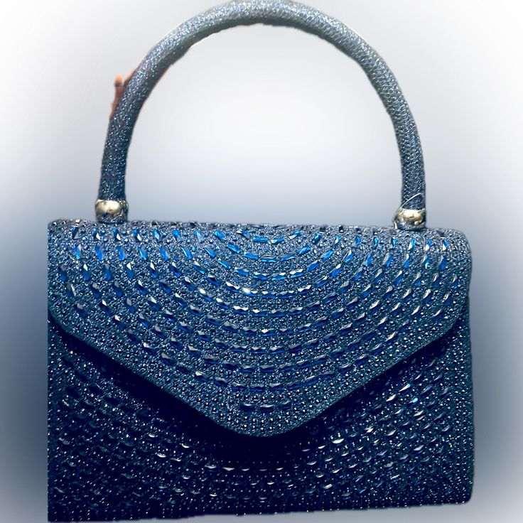 This Is A Listing Created For A Posh Show. Join A Posh Show To Learn More! Blue Top Handle Party Bag, Chic Blue Bags For Formal Occasions, Chic Blue Shoulder Bag For Evening, Chic Blue Evening Shoulder Bag, Blue Top Handle Shoulder Bag For Evening, Blue Evening Shoulder Bag With Top Handle, Blue Rectangular Shoulder Bag For Events, Blue Clutch Bag For Formal Occasions, Blue Evening Shoulder Bag