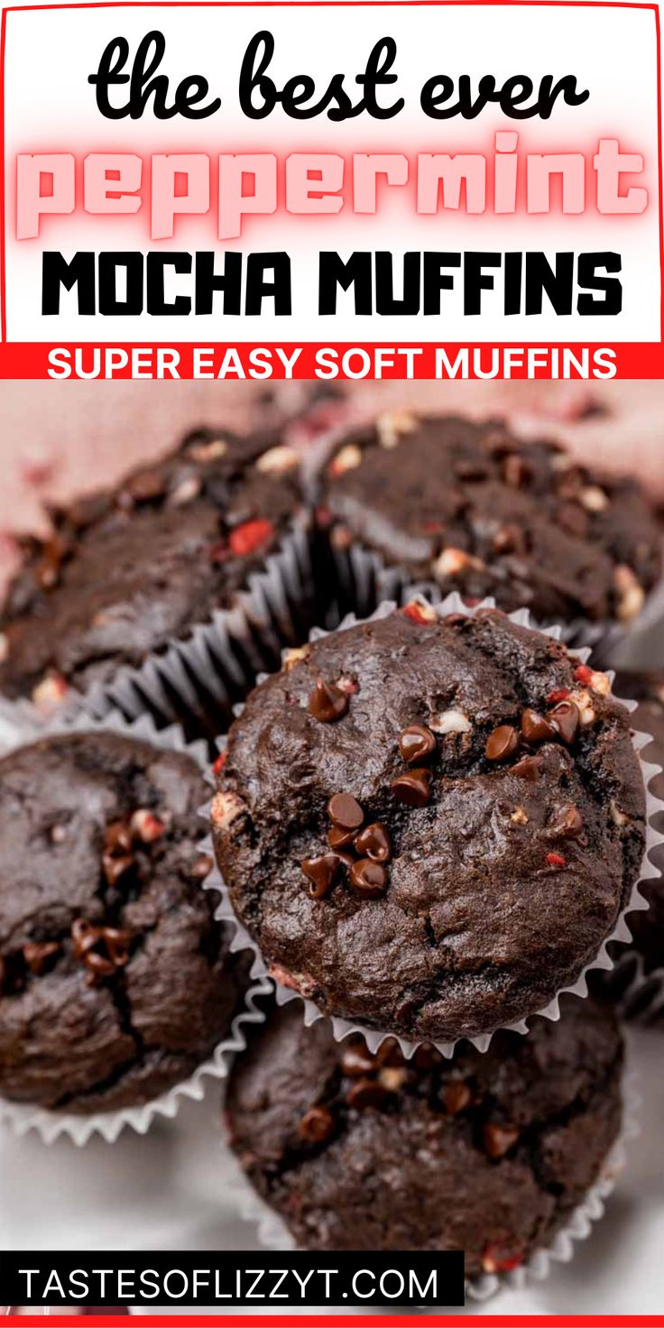 the best ever peppermint mocha muffins super easy soft muffins