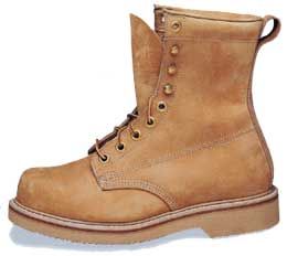 A wonderful worker in any season, our eight-inch boot of golden nubuck is lined with breathing Cambrelle and Thinsulate®. Made in U.S.A. Allegheny last. Sizes 6-11, 12, 13, 3E and 5E; 7-11, 12, 13 in 6E. Classic Insulated High-top Work Boots, Fall Work Boots With Reinforced Toe, Classic Insulated Work Boots For Fall, Fall Outdoor Work Boots With Snip Toe, Rugged Closed Toe Work Boots For Fall, Steel Toe Moc Toe Work Boots For Fall, Fall Work Boots With Reinforced Snip Toe, Classic Insulated Moc Toe Work Boots, Rugged Insulated Work Boots For Fall