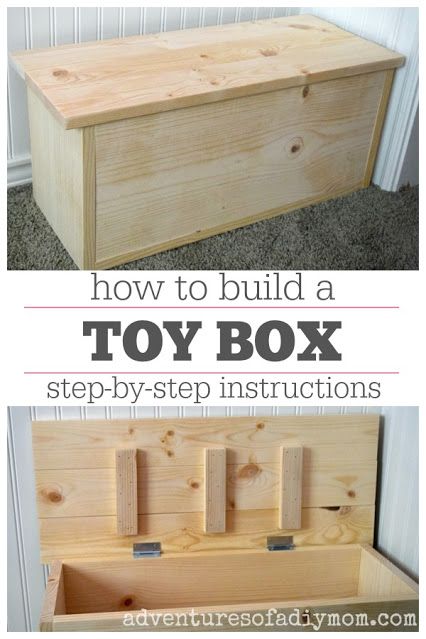 how to build a toy box step - by - step instructions