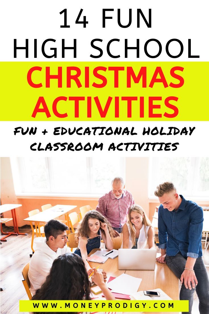 High School Christmas activities for teens - fun and interesting high school classroom activities leading up to Christmas and the holidays. These are so cool! She's even squeezed in some financial literacy activities in this list that make sense around Christmas. Christmas Activities For High School, High School Christmas Party Ideas, Middle School Holiday Activities, School Wide Christmas Activities, High School Christmas Activities, Middle School Christmas Activities, High School Christmas Party, School Christmas Activities, Christmas Activities For Teens