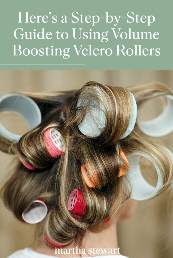 We asked hair stylists to share a step-by-step technique for using velcro rollers in your hair. These trending hair tools result in bouncy volume and longer-lasting curls. #easyhairhacks #haircare #hairstyletips #hairtutorials #volumeboostinghairstyles #marthstewart#diybeauty#beautytips Curl Hair With Rollers, Using Velcro Rollers, Best Hair Rollers, Hair Rollers Tutorial, Velcro Hair Rollers, Roller Set Hairstyles, Best Hair Curler, Curled Hairstyles For Medium Hair, Roller Curls