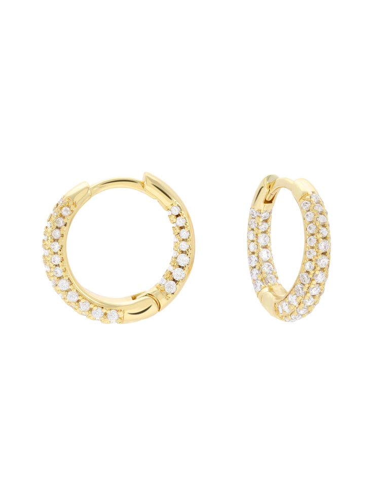 Description and Details
Our Cami hoop earrings are essential in any look due to their modern and resplendent design. Brilliant-cut cut crystals envelop them, giving them a spectacular shine.


Hypoallergenic brass base metal


14k gold plating


Brilliant Cut Crystals


11mm diameter Modern Gold Earrings With Brilliant Cut, Modern Gold Hoop Earrings With Prong Setting, Gold Round Huggie Earrings With Brilliant Cut, Luxury Gold Hoop Earrings With Brilliant Cut, Yellow Gold Plated Hoop Earrings With Vvs Clarity, Gold Hoop Diamond Earrings With Vvs Clarity, Gold Brilliant Cut Cubic Zirconia Huggie Earrings, Vvs Clarity Gold Hoop Diamond Earrings, Gold Vvs Clarity Diamond Hoop Earrings