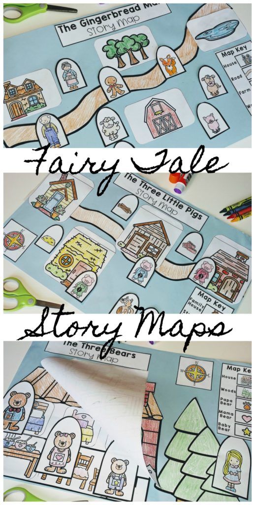 the story map is shown in two different ways