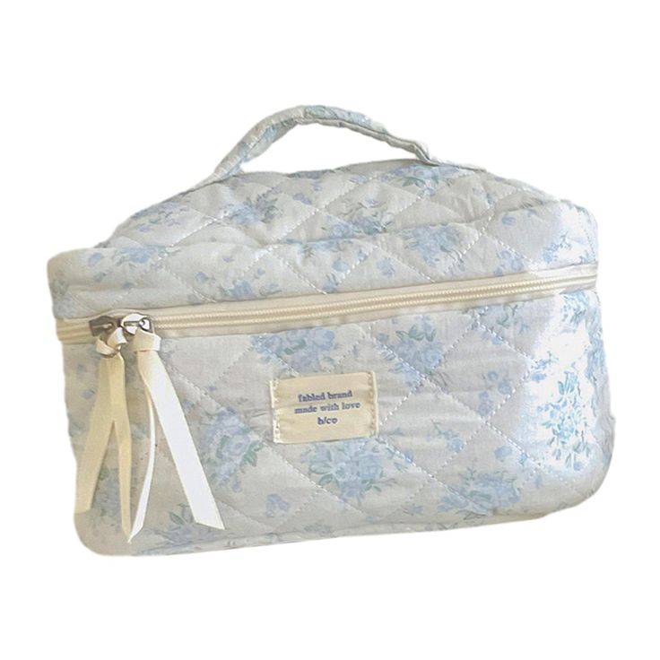 Sporting Goods | Home & Garden | Crafts | Health & Beauty | Clothing, Shoes & Accessories | Jewelry & Watches | Toys & Hobbies | Computers/Tablets & Networking | Collectibles Quilted Travel Cosmetic Toiletry Bag Floral Makeup Bag Blue    Description: 【Application】This floral cosmetic bag is what you need for your home organization and trip, easily holds your makeup and cosmetic accessories, lipstick, , brushes, skincare products, toiletries, watercolor pens pencils, and painting brushes. 【Fashionable Design】This cute quilted bag features a floral pattern, the stylish design makes these makeup bags a fashionable accessory, suitable for both your everyday makeup routine and special occasions, allowing you to showcase your personal . 【Lightweight and 】This travel cosmetic bag has been well- s Watercolor Pens, Cute Makeup Bag, Floral Makeup Bag, Floral Makeup, Cute Makeup Bags, Painting Brushes, Everyday Makeup Routine, Aesthetic Floral, Toiletries Organization