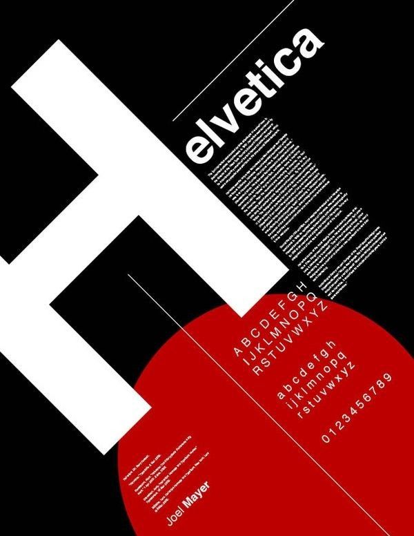 the cover of elvetica magazine, featuring an image of a red and white circle