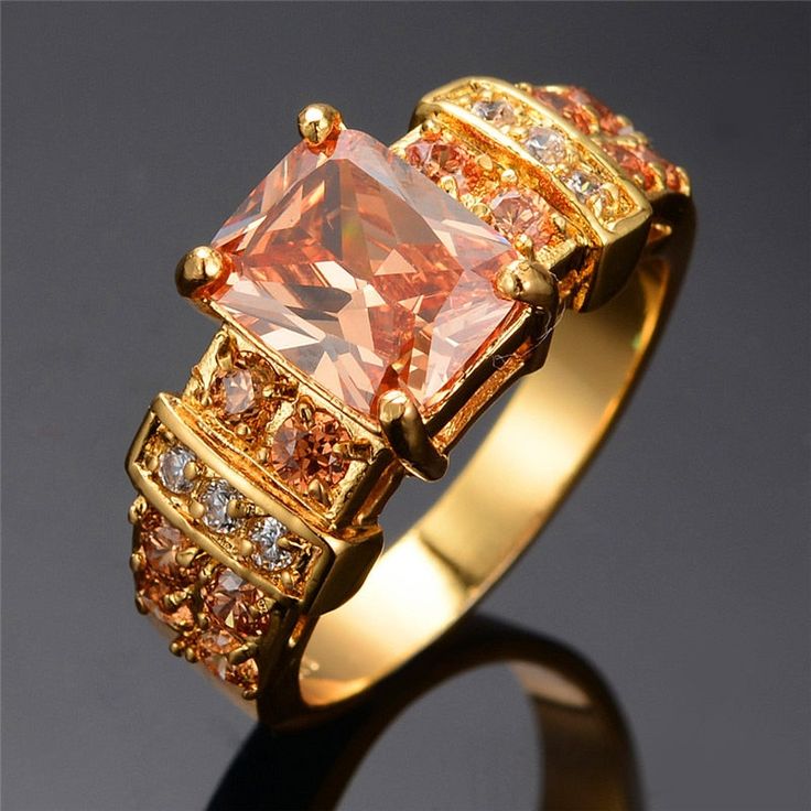 SPECIFICATIONS Style: TRENDY Shape\pattern: Geometric Setting Type: Prong Setting Rings Type: Wedding Bands Material: Cubic Zirconia Item Type: Rings Wedding Rings Unique, Zircon Ring, Spiritual Healing, Emotional Healing, Gold Fashion, Types Of Rings, Womens Engagement Rings, Shape Patterns, Meaningful Gifts