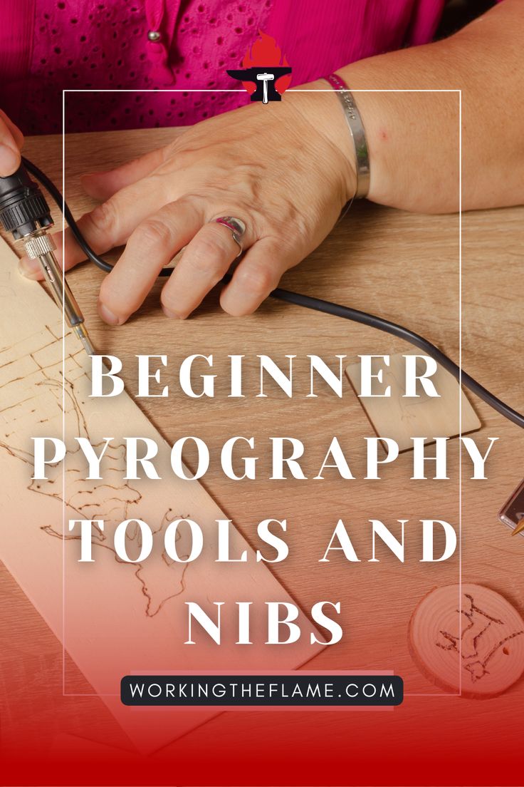 a woman working on woodworking with the words beginner photography tools and nibs