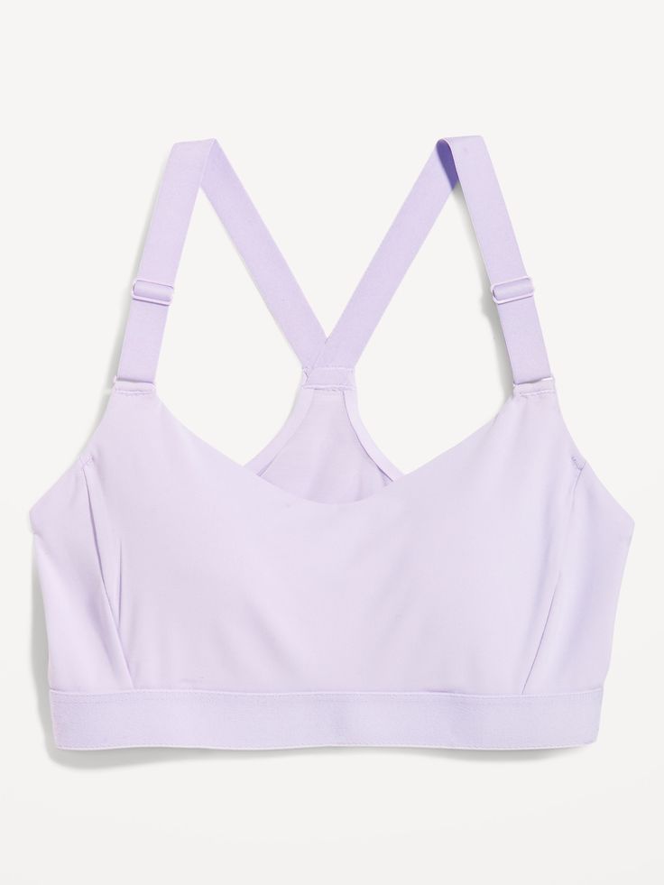 Power up your workout with our PowerSoft sports bra.  Medium support meets a ridiculously smooth, peachy-soft feel.  Adjustable racerback shoulder straps.  V-neck.  Darted bust, with padded cups and Power-Mesh lining.  Superior Go-Dry technology keep Compression Fabric, Old Navy, Adjustable Straps, Built In, Sports Bra, V Neck, Plus Size, Bra, Navy