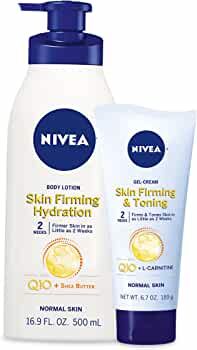 Amazon.com : NIVEA Skin Firming Body Lotion Variety Pack with 16.9 Fl Oz Hydrating Body Lotion and 6.7 Oz Skin Firming Gel Cream : Beauty & Personal Care Benzoyl Peroxide Wash, Skin Firming Lotion, Firming Body Lotion, Hydrating Body Lotion, Firming Lotion, Best Face Wash, Skin Care Lotions, Skin Care System, Skin Lotion