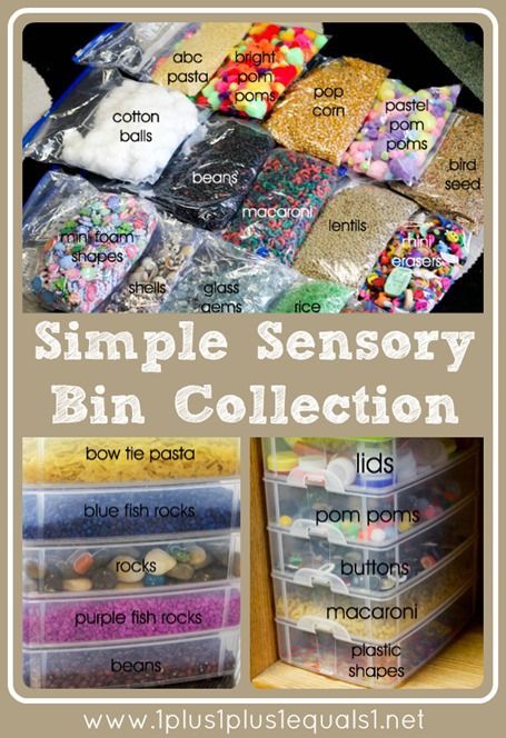 the simple sensory bin collection