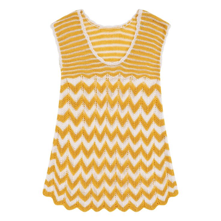 PRICES MAY VARY. - Lightweight and breathable fabric for all-day comfort - Versatile cover up that can also be worn as a casual summer dress - Easy to pack and carry for vacations and trips to the beach - Makes a great gift for young girls who love to swim and play in the sun - Stylish yellow and white stripe design for a trendy look Get your little girl ready for a day at the beach or pool with this trendy and comfortable knit swimsuit cover up from TRENDSTITCH. 
Made from high-quality material Striped Stretch Tops For Beach, Striped Stretch Tops For The Beach, Beachwear Tops For Summer Outings, Knit Tops For Summer Beachwear, Striped Tops For Beach In Summer, Summer Striped Tops For Beach, Striped Summer Tops For The Beach, Summer Striped Tops For The Beach, Yellow Beachwear Tops For Vacation