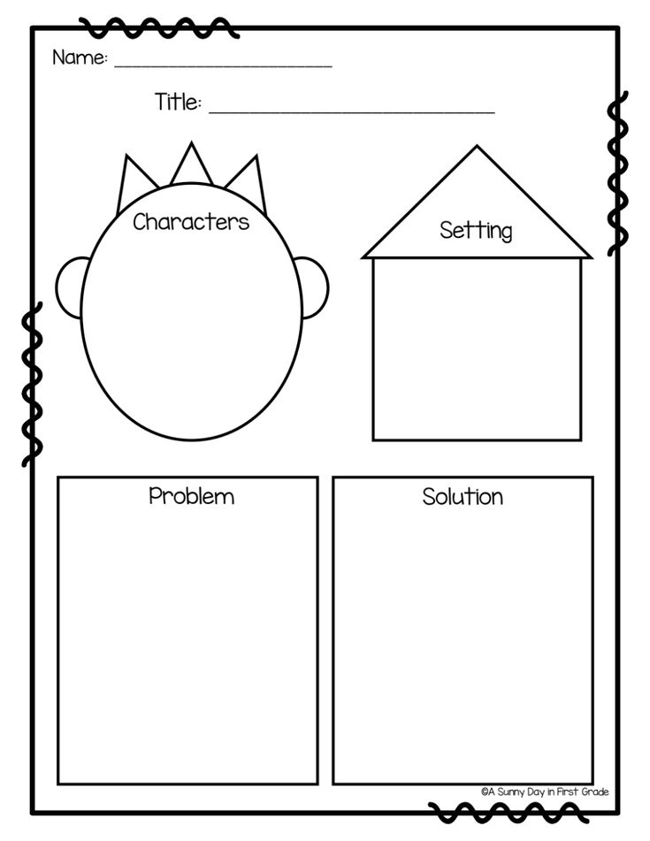 a worksheet for children to make their own character