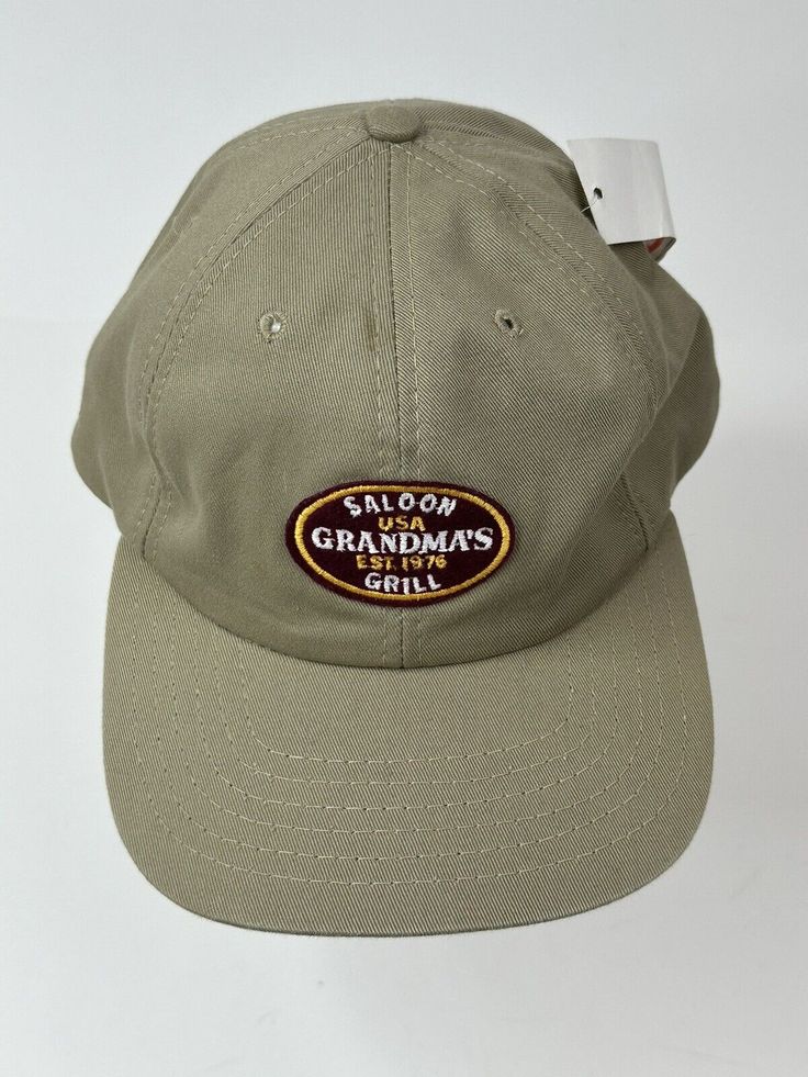 Grandmas Saloon & Grill Hat Cap Adjustable Logo Patch Duluth Minnesota NWT New with tags. See all photos for full description. Fast shipping via USPS, UPS, or FedEx. Returns accepted within 30 days in the original condition. Customer Satisfaction is our #1 Priority! Duluth Minnesota, Camp David, Hat Cap, Customer Satisfaction, Patch Logo, Minnesota, Ups, The Original, Grilling