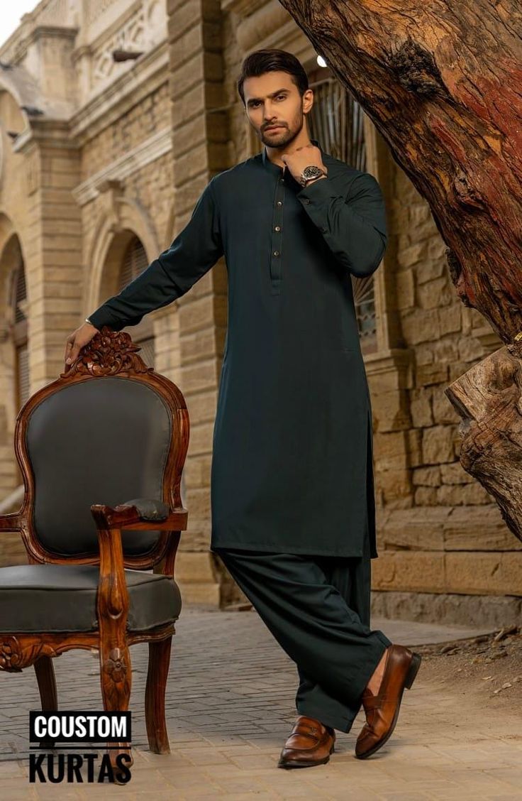 Welcome My Shop:  COUSTOMKURTAS .. Men Kameez Shalwar | Pakistani Men's Shalwar Kameez | Cotton Men Shalwar Kameez | Regular Salwar Kameez | Long Sleeve Salwar Kameez  - **Fabric Cotton - **Style Light Mehndi Green  - **Color show  the picture (More colors available, please check) These Men's Kurta shirts can be customized as per your requirement. **Example For a 34-inch actual body chest size, we add loose fitting fabric armhole to armhole with 6 inches extra, making the total ready kurta size Semi-formal Kurta With Dabka For Festivals, Bollywood Style Semi-formal Traditional Wear For Eid, Green Traditional Kurta For Semi-formal Occasions, Traditional Semi-formal Kurta With Dabka Work, Traditional Semi-formal Salwar Kameez For Diwali, Formal Shantoon Kurta For Eid, Semi-formal Traditional Wear With Dabka For Diwali, Semi-formal Dabka Traditional Wear For Diwali, Green Dabka Kurta