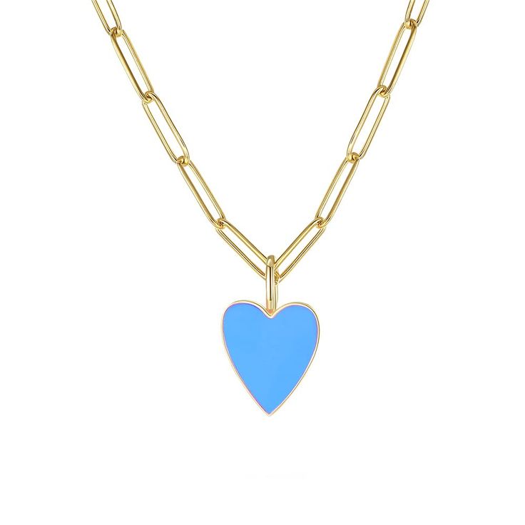 PRICES MAY VARY. Design:This preppy necklace consists of cute heart pendant and gold dainty paper clip chain very suitable for women,girls.The heart pendant is available in six colors:pink,dark pink,white,black,yellow,and blue.Wearing this trendy jewelry can easily make you stand out from the crowd. Material:The gold heart necklace is made of stainless steel,18K gold plated,Nickel,Lead and Cadmium Free.Don't worry about it will turn your skin green. Size:necklace length: 16 inches with 2 inches Trendy Heart Charm Chain Necklace As Gift, Trendy Chain Necklace With Heart Charm As Gift, Valentine's Day Jewelry Pendant With Paperclip Chain, Valentine's Day Pendant Jewelry With Paperclip Chain, Valentine's Day Heart Pendant Paperclip Chain Jewelry, Trendy Personalized Paperclip Jewelry, Valentine's Day Paperclip Chain Pendant Jewelry, Valentine's Day Heart-shaped Paperclip Chain Jewelry, Valentine's Day Heart Shaped Paperclip Chain Jewelry