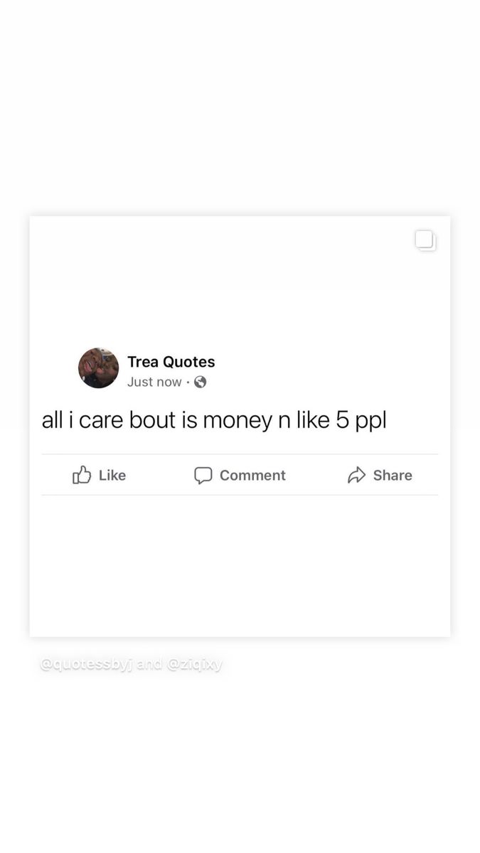 the tweet is posted to someone on their cell phone, and it says tea quotes all i care about is money in like 5 pppi