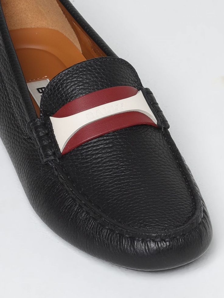 Flat Shoes BALLY Woman color Black Black Flat Shoes, Shoes For Woman, Black Flats Shoes, Italian Fashion Designers, Shoes Woman, Black Flats, Italian Fashion, Flat Shoes, Woman Colour