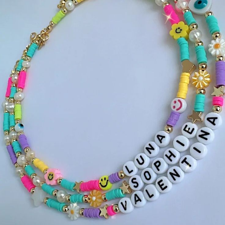 Perzonalized Toddler Necklace, Little Girl Necklace, Customize Name Necklace, Jewelry Girls, Gift for Little Girls - Etsy Cute Personalized Multicolor Charm Necklaces, Customized Cute Multicolor Jewelry, Customized Multicolor Cute Jewelry, Cute Multicolor Customized Jewelry, Customizable Trendy Necklaces For Birthday, Customizable Trendy Necklace For Birthday, Cute Personalized Multicolor Jewelry Gift, Trendy Customizable Necklaces For Birthday, Trendy Handmade Birthday Necklaces