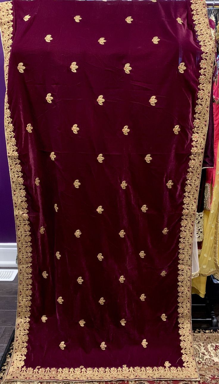 Velvet Dresses Design, 2022 Winter Dress, Velvet Shawls Embroidery, Latest Velvet Dresses, After Wedding Outfit, Velvet Shawls, Embroidery Shawl, Designer Shawl, Rajasthani Dress