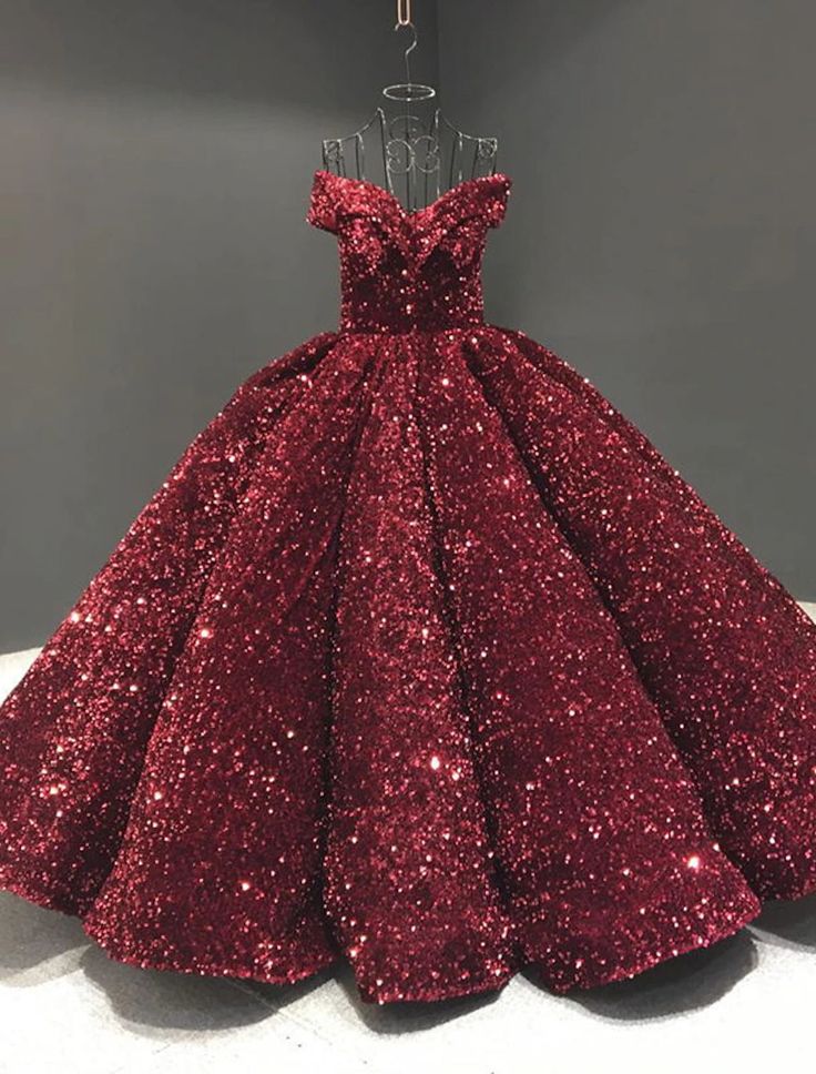 Ball Gown Luxurious Sparkle Quinceanera Formal Evening Birthday Dress Off Shoulder Sleeveless Floor Length Sequined with Pleats Sequin Romance Perfume, Debutante Ball, Dress Off Shoulder, Fashion Gowns, Bra Dress, Evening Dresses Cocktail, Plus Size Prom Dresses, Sweet 16 Dresses, Birthday Dress