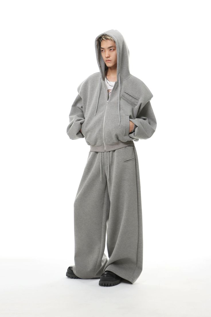 Experience the perfect blend of comfort and style with our Oversized Cropped Zip Hoodie and Wide-Leg Sweatpant Jogger Set.
Designed for a relaxed fit and crafted from high-quality fabric, this set ensures effortless ease and a contemporary edge. The hoodie features a cozy zip-up design and shoulder padding for an urban, structured look, paired with a stylish hood.
The wide-leg sweatpants complement the top with a fluid, fashion-forward silhouette. Together, they create a harmonious ensemble that Wide Leg Sweatpants, Hoodie Oversize, Tracksuit Set, Urban Wear, Jogger Set, Comfortable Outfits, Comfy Outfits, Comfortable Fashion, Zip Up