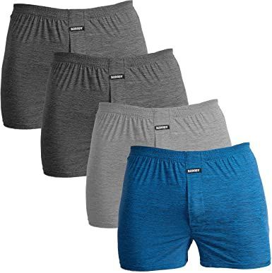 Mens Breathable Boxer Shorts Cool Touch Boxer Shorts S to L L Colour Name: Dunkelgrau, Grau, Blau-4 Stück Cooling underwear: quick drying, moisture wicking and soft feel. COMFORTABLE MENS BOXERS: Relaxed Fit Boxer with a generous space, wide leg opening for maximum comfort. Mens Boxer 4 Pack - 4 Pack Elastic waistband with fabric cover prevents pinching, classic button fly binding Beautiful laundry boxer shorts do not lose shape after washing. #boxer #underwear #mensunderwear Boxers For Men, Boxers Design, Boxer For Men, Men Boxers, Mens Boxer Shorts, Mens Boxers, Mens Pajamas, Short Pajama Set, Boxer Shorts