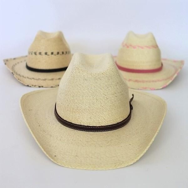 Kids Cowboy Hat | Palm Leaf | Atwood | Dallas Leaf Hat, Western Babies, Brown Hat, Brown Hats, Hat Band, Palm Leaf, Cowboy Hat, Palm Leaves, Straw Hat