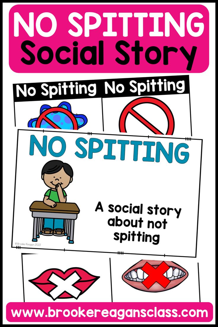 Social story about not spitting teaching the importance of not using your mouth for spitting. Teaches children replacement behaviors for spitting and why spitting is not allowed. Easy to read and follow printable and digital social story with visuals. Free Social Stories Printables, Social Stories Behavior Free Printable, Replacement Behaviors, Social Stories Free, Behavior Management Strategies, Behavior Rewards, Social Emotional Activities, Sped Classroom, Calming Strategies