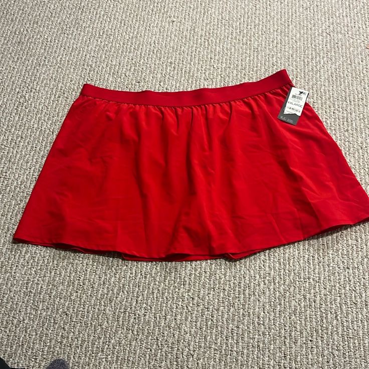 Super Cute Shorts New Tags Skirt With Bike Shorts Under. Red Stretch Shorts With Elastic Waistband, Fitted Red Shorts With Elastic Waistband, Red Stretch Casual Mini Skirt, Casual Red Stretch Mini Skirt, Red Skirted Shorts For Summer, Red Stretch Skirt With Short Length, Red Stretch Casual Skort, Red Stretch Mini Skirt Casual, Stretch Red Skirt With Elastic Waistband