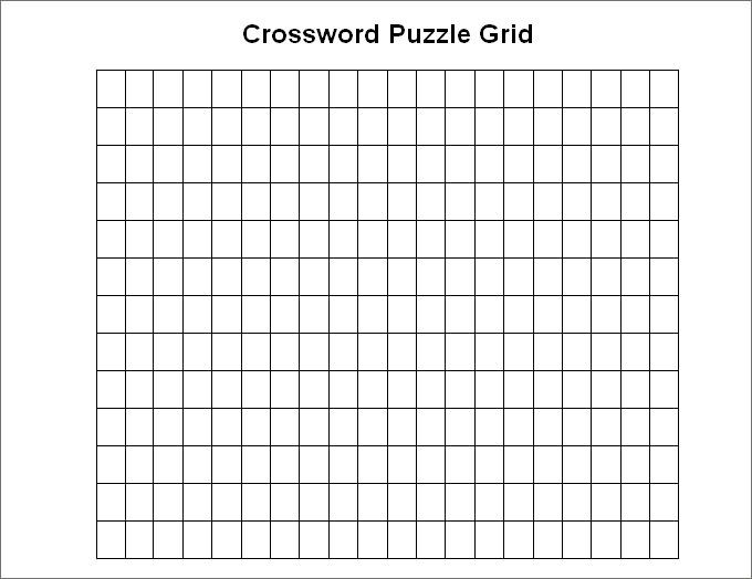 the crossword puzzle grid is shown in black and white