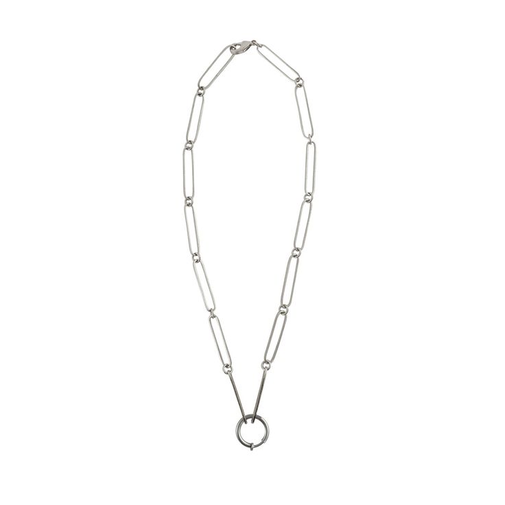 Our favorite handmade chain in solid 925 silver is perfect to use as a chocker or longer with some charms attached to the rounded clip. Wear it solo or layer in more chains for a bold look. Pair it with the Sierra Charm. Our colombian jewelry is handmade with love to bring you great vibes everyday, for that reason you might find little differences between pieces. Due to the high polish finish of this piece, it can reflect surrounding surfaces or appear to be darker. We’re proud to share with you Everyday White Gold Pendant Chain Necklace, Everyday Sterling Silver Charm Necklaces With Chain, Everyday Sterling Silver Charm Necklaces, Everyday Sterling Silver Charm Necklace With Chain, Everyday Sterling Silver Charm Necklace, Sterling Silver Paperclip Cable Chain Jewelry, Minimalist Sterling Silver Pendant Chain Necklace, Everyday Sterling Silver Chain Jewelry, Minimalist Metal Oval Link Necklace