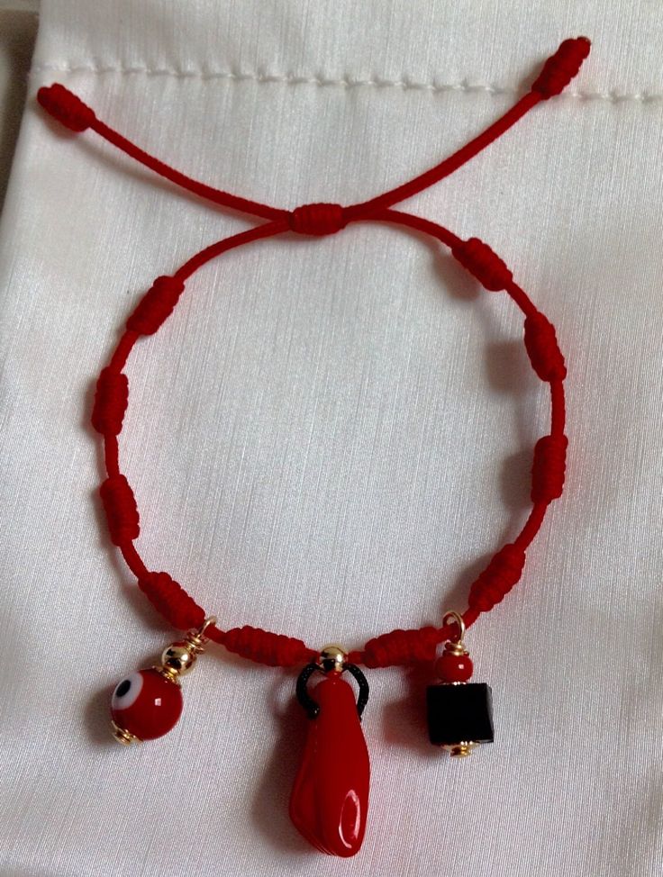 New Baby Red Knot Bracelet, good luck charm. Red evil eye, red hand and azabache. GOLD FILLED GENUINE 100%  These bracelets are extremely popular in the Spanish community. Usually bought and blessed for the new born to wear before leaving the hospital. Traditional Red Jewelry For Blessing, Red Spiritual Bracelet For Good Luck, Spiritual Red Bracelet For Good Luck, Traditional Red Jewelry For Good Luck, Adjustable Red Bracelets With Charms, Handmade Red Evil Eye Bracelet For Gift, Handmade Red Evil Eye Bracelet As A Gift, Handmade Red Evil Eye Bracelet Gift, Handmade Red Evil Eye Bracelet For Good Luck