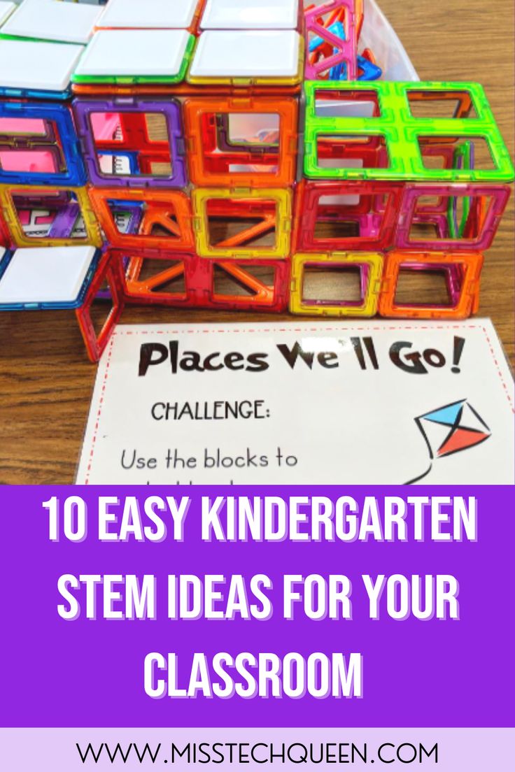 Are you looking for fun, hands-on ways to incorporate STEM into your kindergarten classroom? I got you covered! In this blog, I highlight 10 super easy kindergarten STEM activities your students will love! Some of the activities included are using Lego blocks, kindergarten STEM for the holidays, building a birdhouse, measuring challenges, and much more! These are perfect ideas for introducing the world of STEM to your kindergarten students in a fun and simple way! #MissTechQueen Simple Stem Activities For Kindergarten, Playground Stem Activities, Preschool Stem Building Activities, Stem Activities Primary School, Easy Stem Projects For Kindergarten, Kindness Stem Activities, Tk Stem Activities, Jenga Stem Activities, Stem Games For Kindergarten